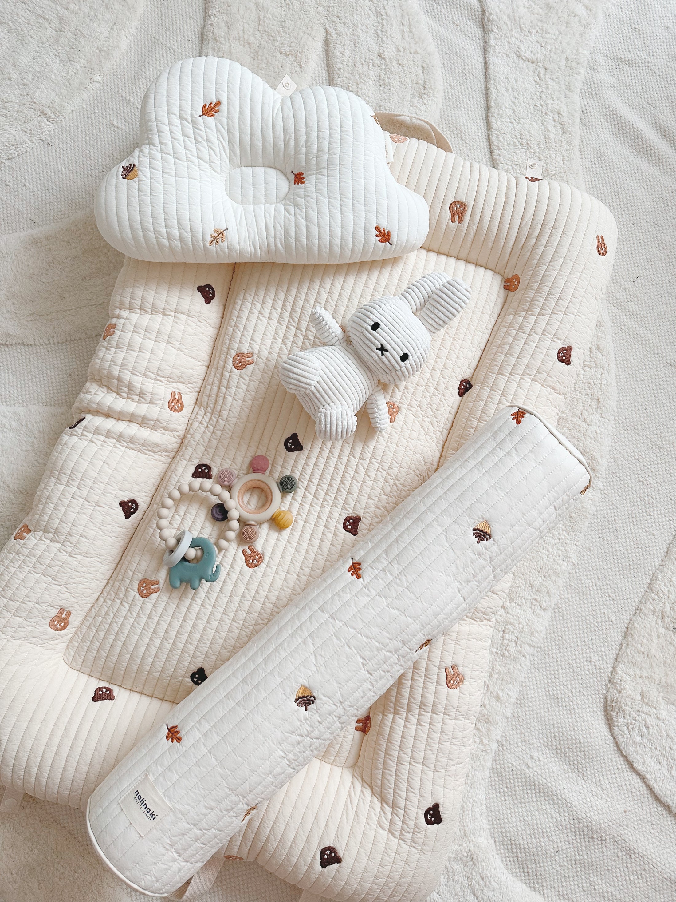 Hypoallergenic Baby Lounger | Bunny Bear