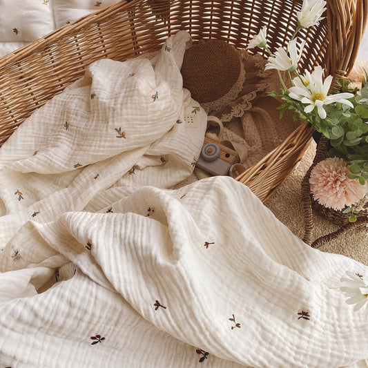 Gauze Blanket | Cotton Flower