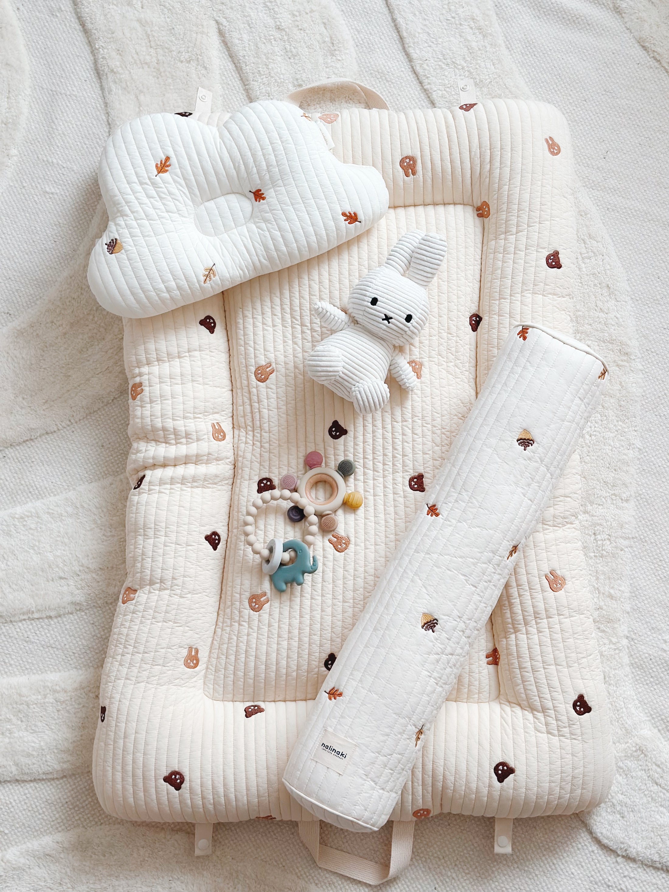 Hypoallergenic Baby Lounger | Bunny Bear