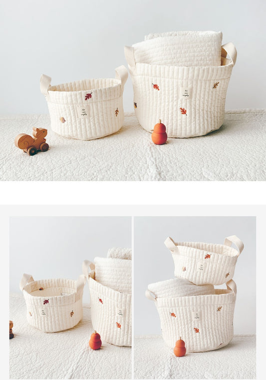 Quilted Basket | Maple Acorn