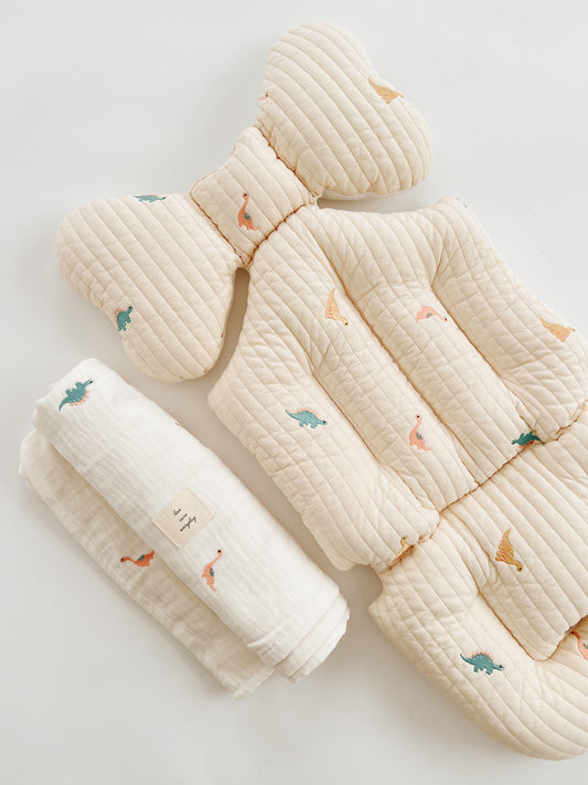 Gift set |  Pram Liner & Gauze Blanket