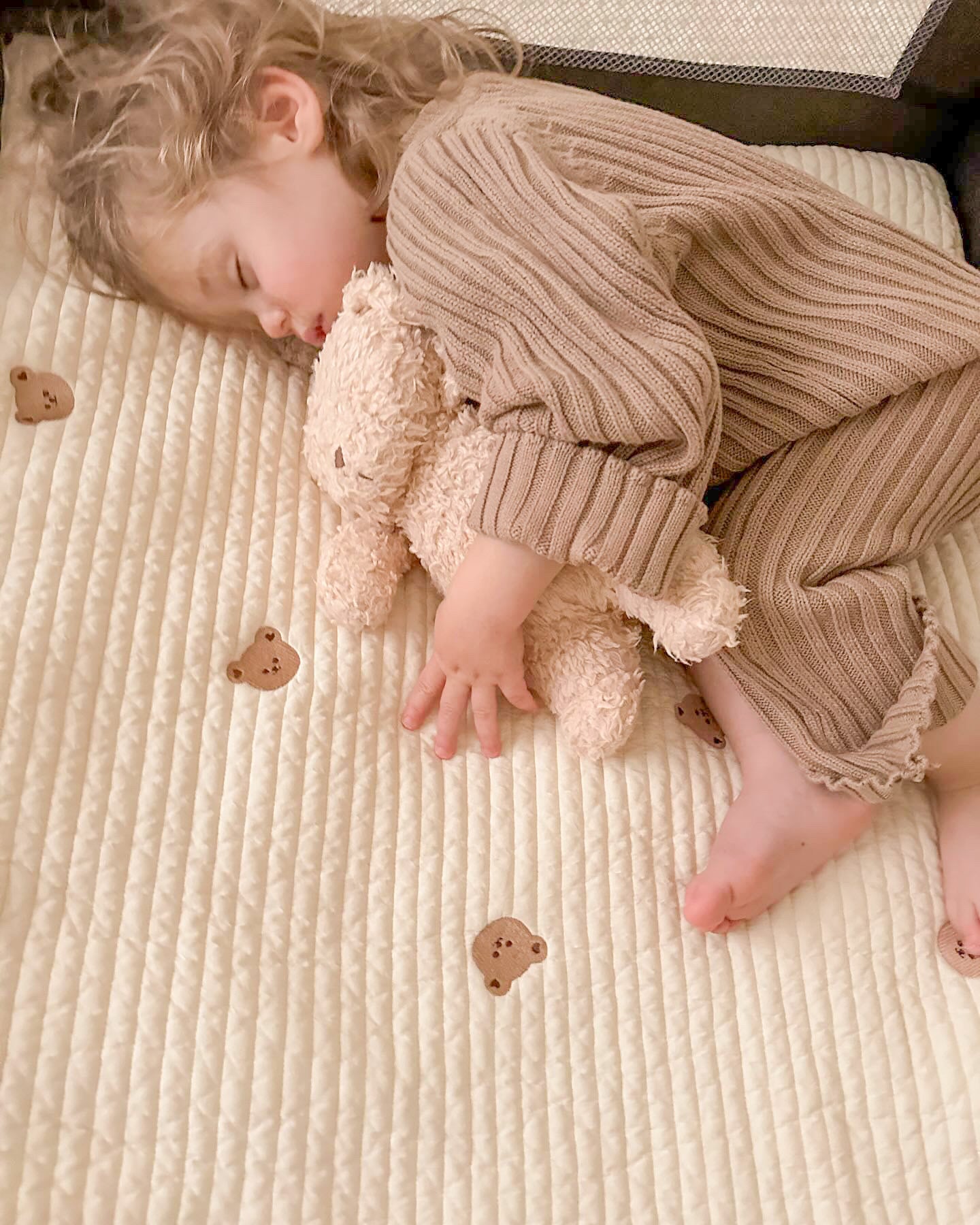 Quilted Nap Bed | Bear