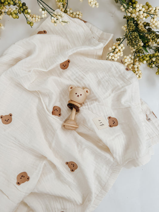 Gauze Blanket | Bear