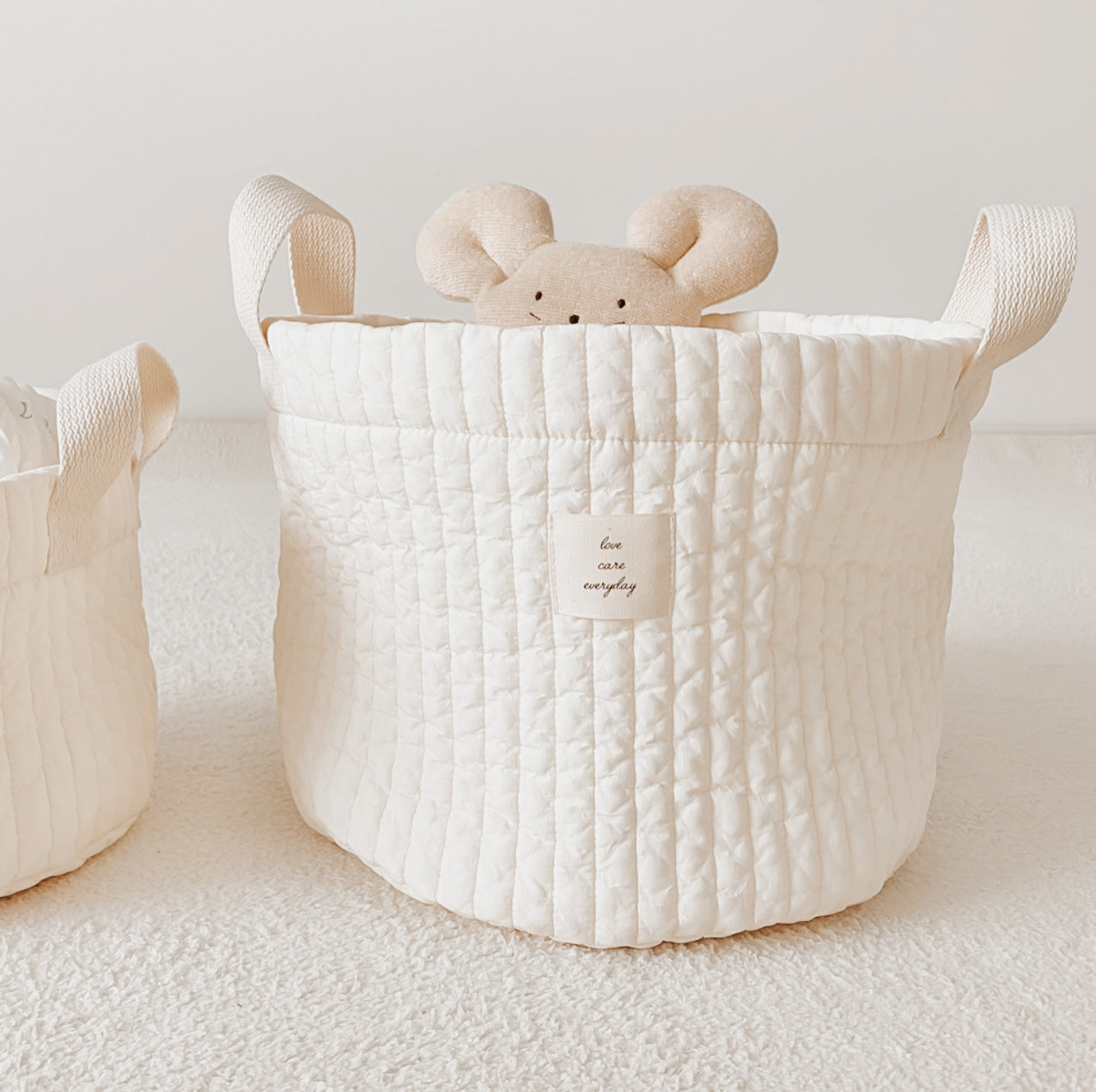 Gift set |  Quilted Baskets with Doll