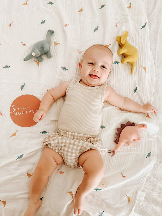 Gauze Blanket | Little Dino