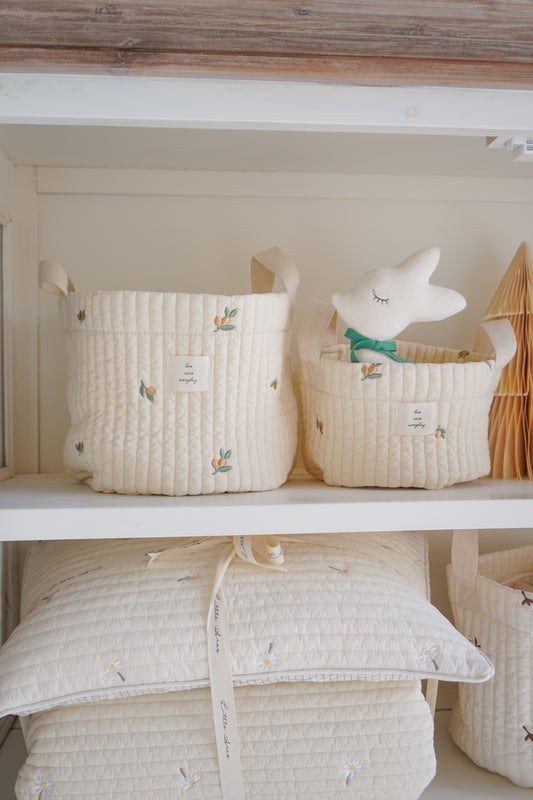 Gift set |  Quilted Baskets with Doll