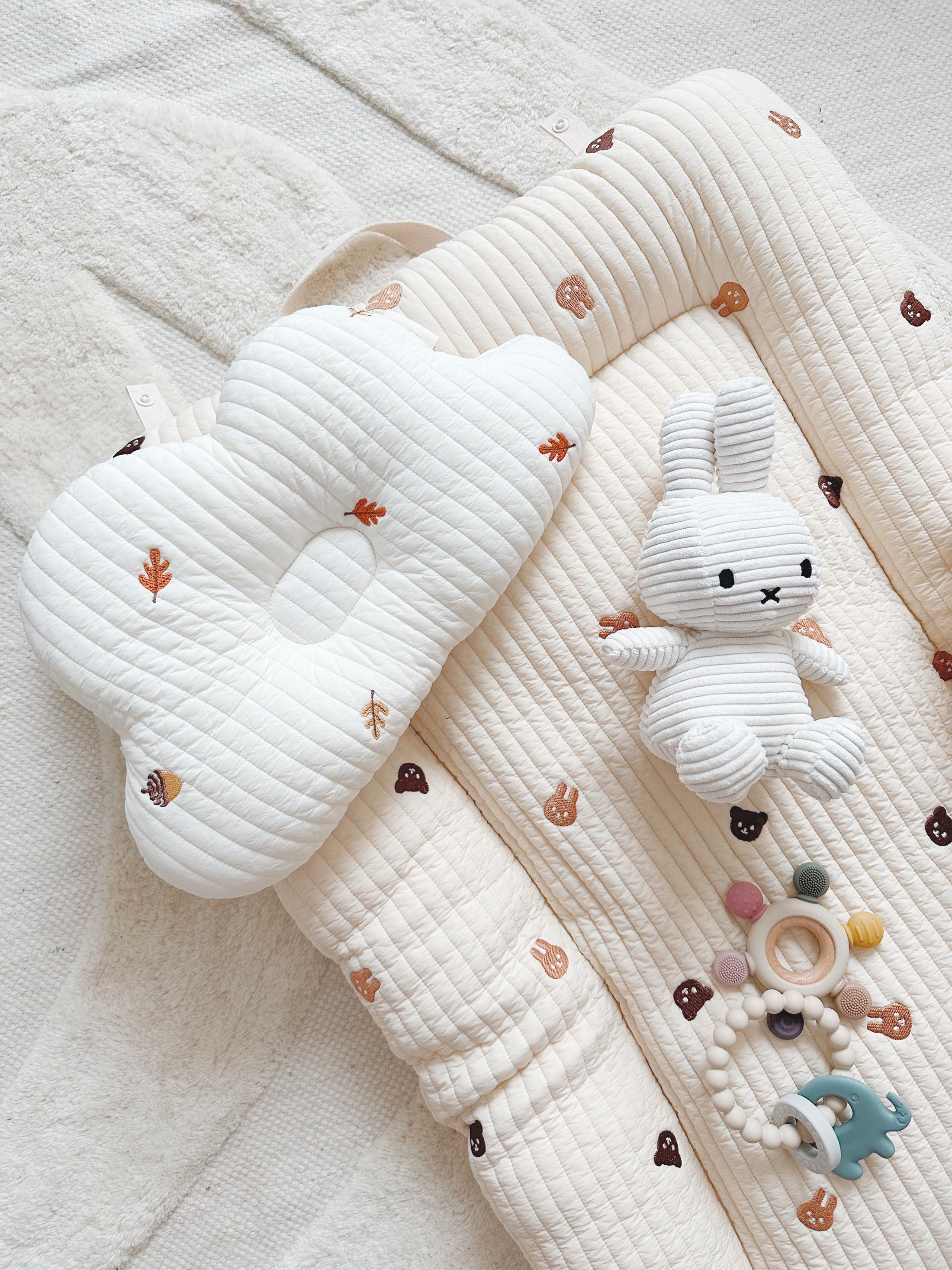 Hypoallergenic Baby Lounger | Bunny Bear