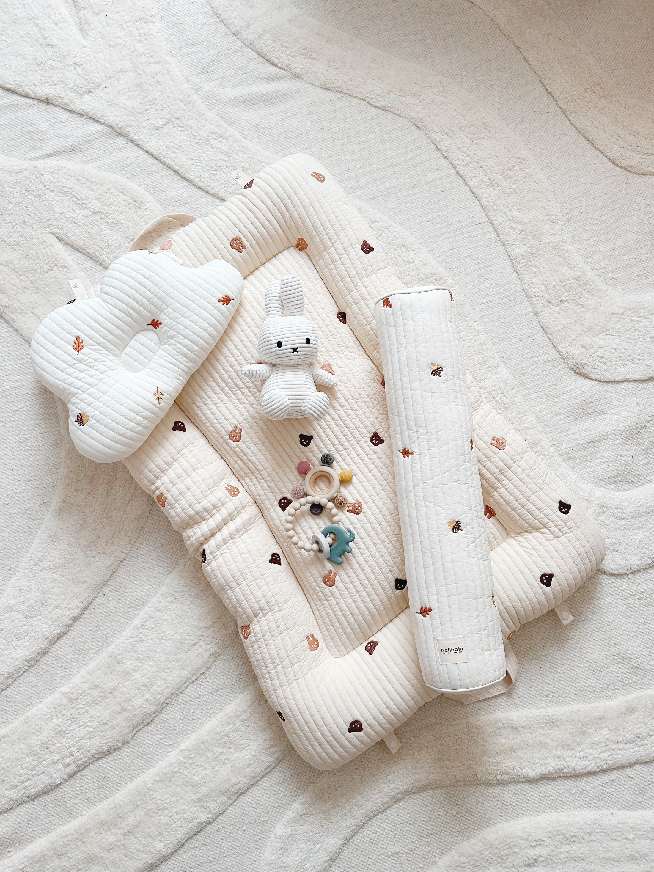 Hypoallergenic Baby Lounger | Bunny Bear