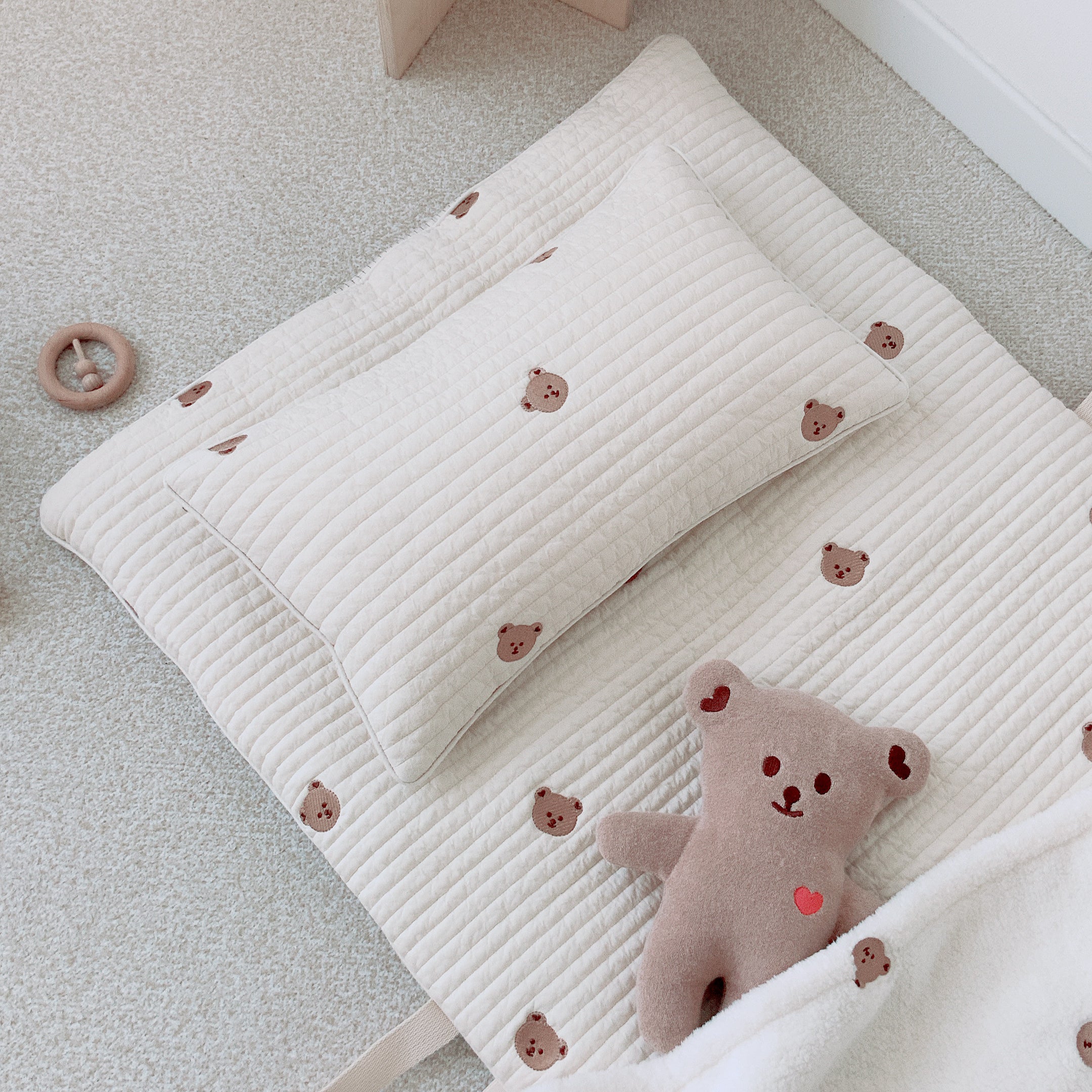 Quilted Nap Bed | Bear